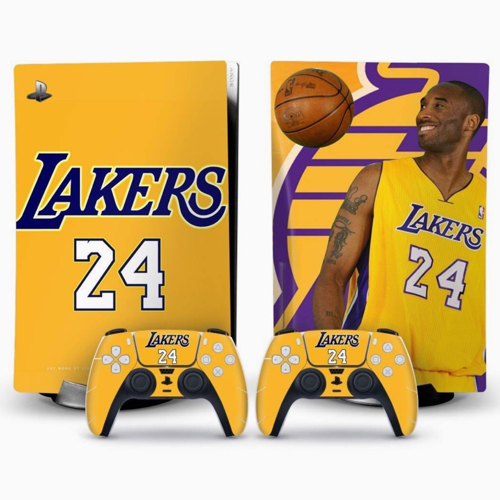 PlayStation 5 Removable Skin Wrap Kobe Bryant Lakers